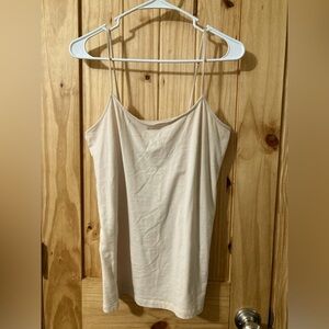 No Boundaries size XL (15-17 juniors) super stretchy camisole in beige